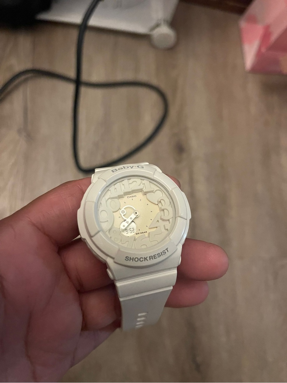 Casio Baby-G Cream and White Sport Watch
